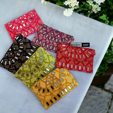 Load image into Gallery viewer, Handmade Mirror Cloth Ikkat Sling bag clutch
