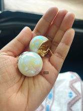 Load image into Gallery viewer, Celebrity Inspired shalini passi Big White Pearl Stud earrings
