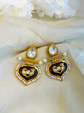 Load image into Gallery viewer, Inlay work moissanite peacock small Earrings
