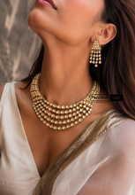 Load image into Gallery viewer, Moissanite Multi Layered  Statement Necklace set
