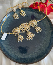 Load image into Gallery viewer, Real pearls Dainty exclusive Premium Choker necklace set
