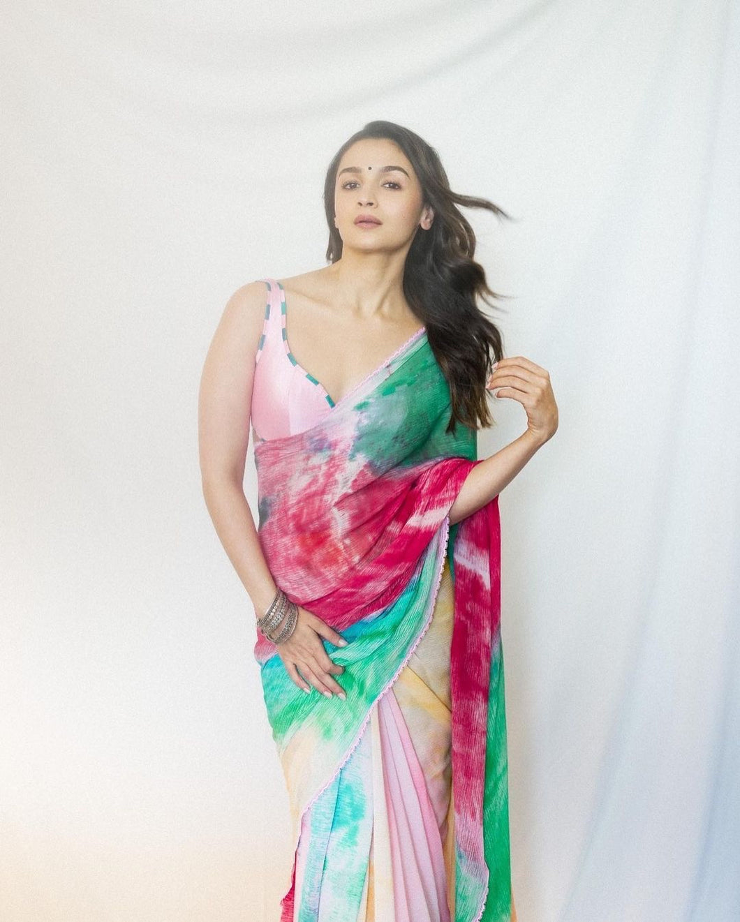 PRE ORDER ALIA BHATT Series Multicolor saree