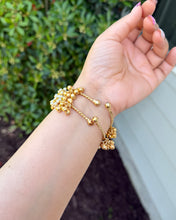 Load image into Gallery viewer, Pearl Ghungroo set of 2 Cuff style Kashmiri bangles

