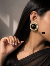 Load image into Gallery viewer, Alia Bhatt Sabya Studs Pearl enamel Earrings
