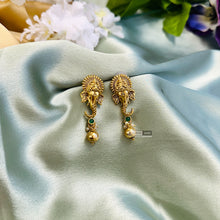 Load image into Gallery viewer, Multiple colors-Ganpati Studs Small Pearl Earrings Temple Jewelry
