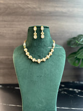 Load image into Gallery viewer, Moissanite Single Line Dainty Necklace set

