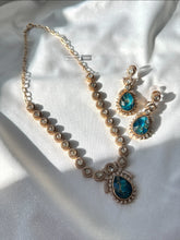 Load image into Gallery viewer, Dainty Single Line Semi Precious Moissanite Necklace set
