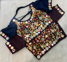 Load image into Gallery viewer, Multicolor  Foiled Big Mirror  Blouse 38-42
