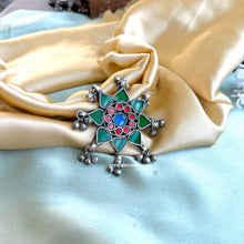 Load image into Gallery viewer, Afghani Real Mirror Adjustable ghungroo Ring
