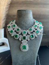 Load image into Gallery viewer, Alia bhatt American diamond Cz necklace choker set
