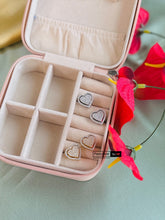 Load image into Gallery viewer, Small Dainty heart American diamond Stud Earrings
