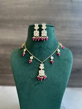 Load image into Gallery viewer, Premium Tassel Drop Moissanite Necklace set

