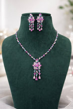 Load image into Gallery viewer, Multicolor Dainty Solitaire Premium Necklace set
