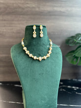 Load image into Gallery viewer, Moissanite Single Line Dainty Necklace set
