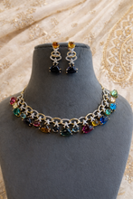Load image into Gallery viewer, American Diamond Cz Stylish necklace set
