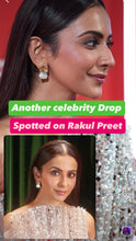 Load image into Gallery viewer, Celebrity Rakul Preet Baroque Pearl Solitaire Stud Earrings
