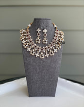 Load image into Gallery viewer, 22k gold plated Statement Tayani  Necklace set
