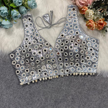 Load image into Gallery viewer, Colors - 38 to 42 Mirror Metallic Navratri Blouse
