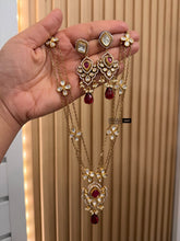 Load image into Gallery viewer, Tayani Sleek Stylish Chain Gold Plated Mala Premium Tayani Necklace set
