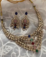 Load image into Gallery viewer, Moissanite Waterfall Layered Premium Necklace set
