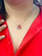 Load image into Gallery viewer, Lotus Invisible Dainty Ethnic Necklace
