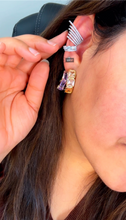 Load image into Gallery viewer, Kajol Solitaire Premium American Diamond Ear cuff earrings
