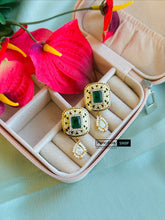Load image into Gallery viewer, Tayani  gold plated meenakari Stud earrings

