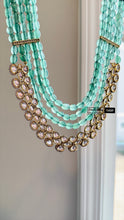 Load image into Gallery viewer, Jade Celebrity inspired Layered Gold Plated Long Mala Premium Tayani Necklace
