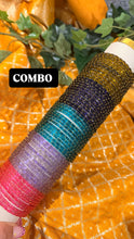 Load image into Gallery viewer, COMBO 5 GLASS Bangle Raindrop Bangle set
