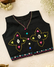 Load image into Gallery viewer, Embroidery Colorful Openable Jacket Blouse 38-42
