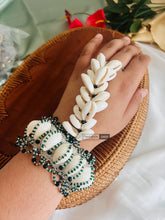 Load image into Gallery viewer, Handmade Shell Adjustable  Hand cuff bracelet hathphool
