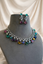 Load image into Gallery viewer, American Diamond Cz Stylish necklace set
