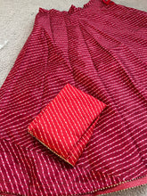 Load image into Gallery viewer, Lehenriya Strips Simple Free size Skirt
