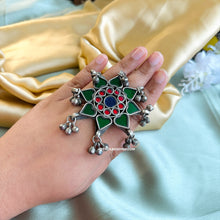 Load image into Gallery viewer, Afghani Real Mirror Adjustable ghungroo Ring
