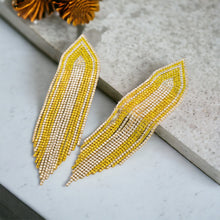 Load image into Gallery viewer, Long Rhinestone summer Tassel Earrings IDW
