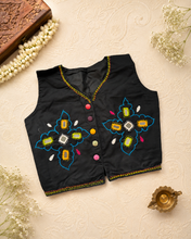 Load image into Gallery viewer, Embroidery Colorful Openable Jacket Blouse 38-42
