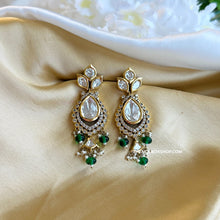 Load image into Gallery viewer, Tayani Premium gold plated Victorian Beads Earrings
