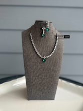 Load image into Gallery viewer, American diamond  Victorian Heart Simple dainty necklace set
