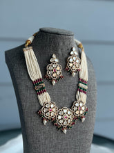 Load image into Gallery viewer, 22k gold plated Tayani Exclusive pearl Necklace set
