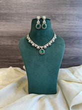 Load image into Gallery viewer, Tayani Gold Plated Mehendi Polish Necklace set
