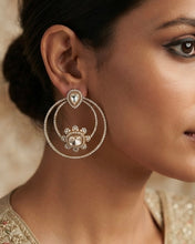 Load image into Gallery viewer, Moissanite Cz Premium Chandbali Earrings
