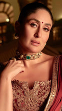 Load image into Gallery viewer, Kareena Kapoor Enamel Moissanite Choker Necklace set
