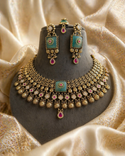 Load image into Gallery viewer, 🆕 Heritage Swaroski Traditional Real Looking Necklace set
