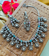 Load image into Gallery viewer, Victorian Gold plated Tayani Premium Statement Necklace set
