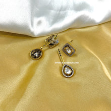 Load image into Gallery viewer, Premium Tayani Victorian 22k Gold plated Drop Earrings
