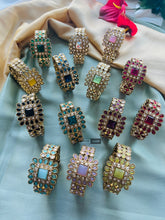 Load image into Gallery viewer, Polki Stone Adjustable statement Bracelet
