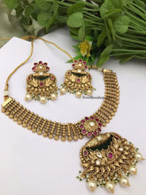 Load image into Gallery viewer, Multicolor Kundan necklace multicolor Necklace set
