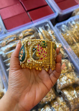 Load image into Gallery viewer, Broad Peacock Heritage Rajwadi Single Kada Bangle
