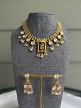 Load image into Gallery viewer, Lakshmi ji Kundan necklace set
