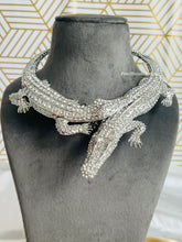 Load image into Gallery viewer, Urvashi Rautela Inspired Crocodile Rhinestone Necklace IDW
